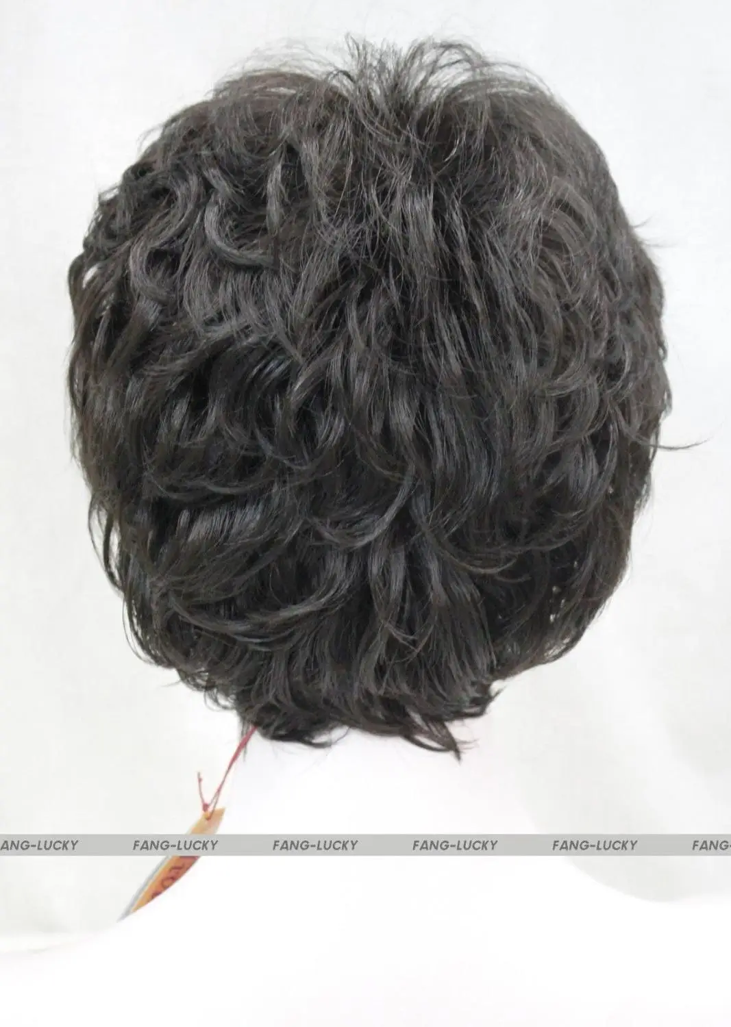 Горячее Надувательство!!! косплей Темно Темно-Коричневый короткие Вьющиеся