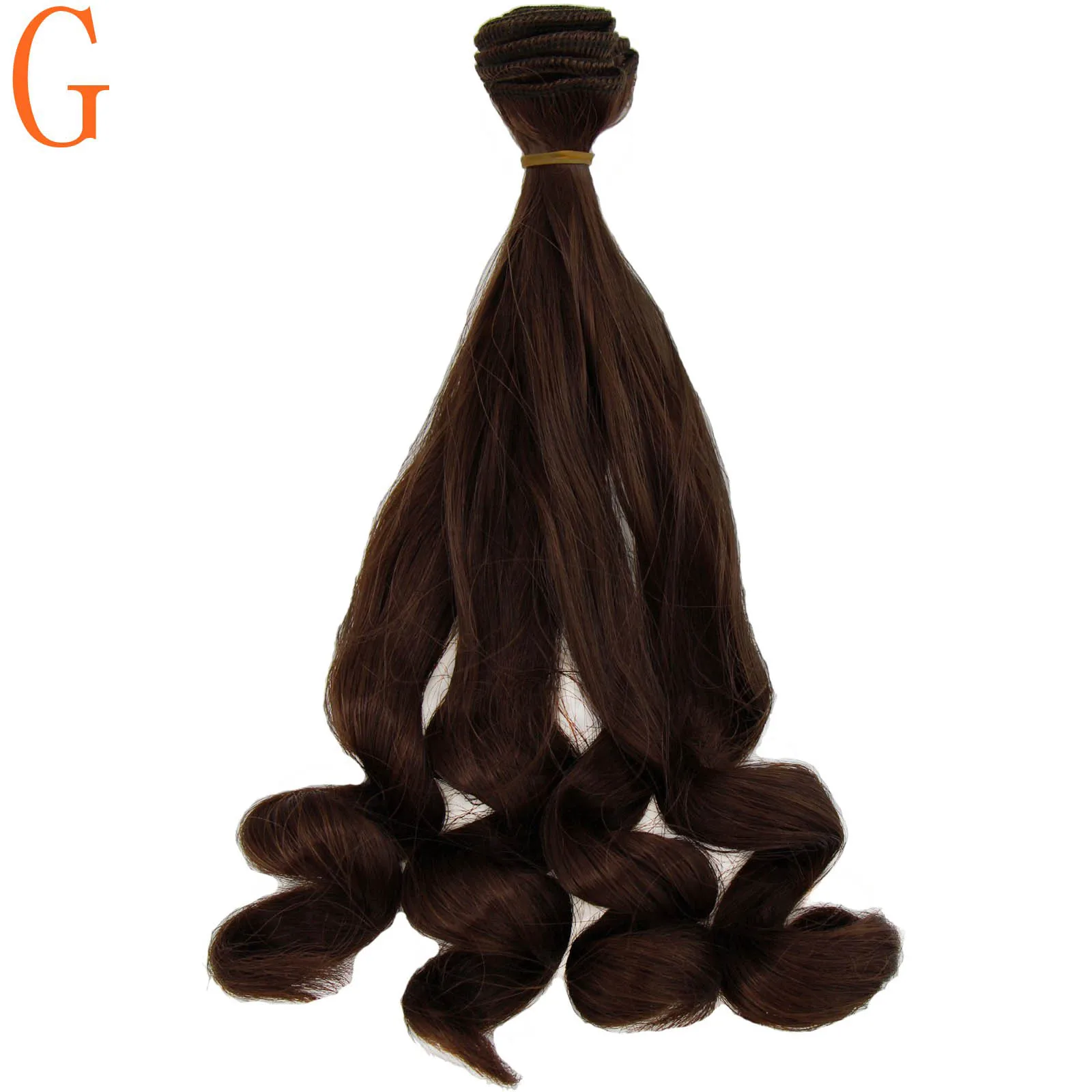Color G 1х 20 см* 100 см BJD парики прямые длинные волосы большой кривой кукольный парик кудрявый DIY аксессуары для SD для Blythe 1/3 1/4 1/6 кукольные кудри - Цвет: Color G