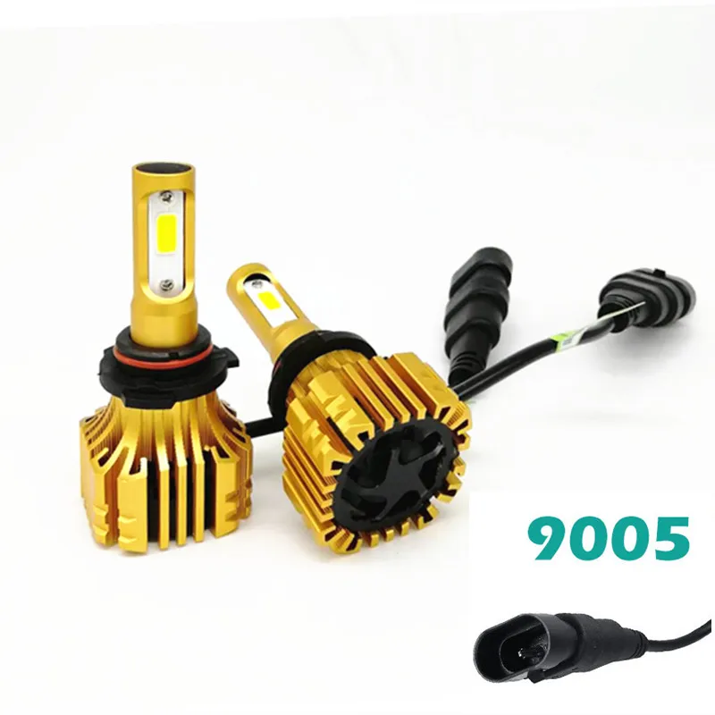 LDDCZENGHUITEC H4 H7 светодиодный головной светильник лампы H11 9005 9006 моноблочные