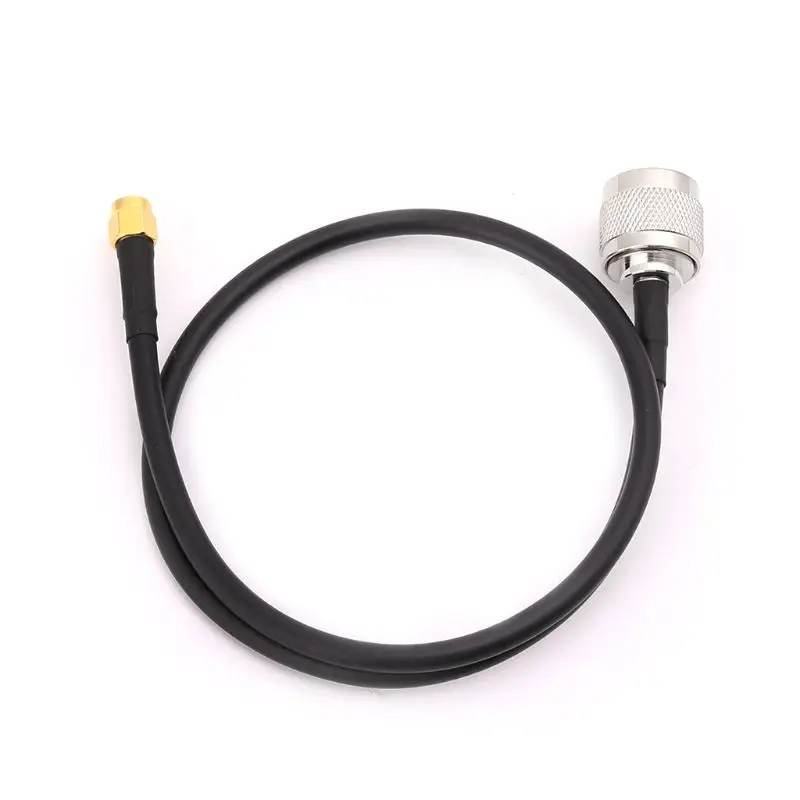 Black SMA Male To N Type Male RG58 Pigtail Cable 50cm Connector Wifi Antenna Cables -hol