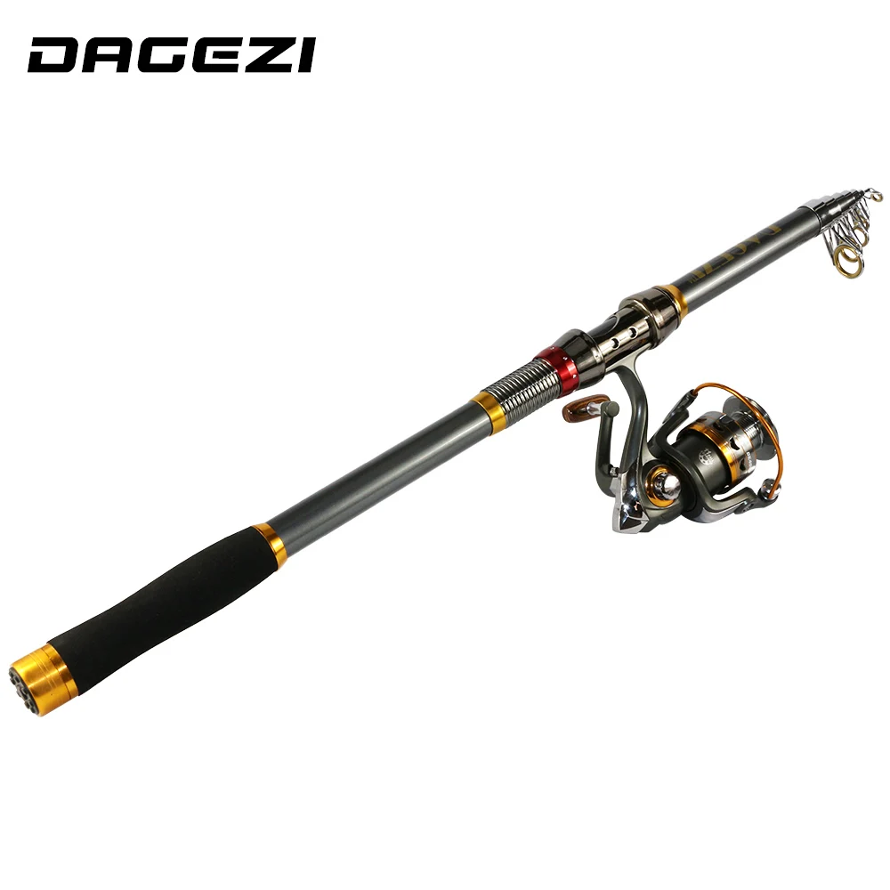 DAGEZI высокая производительность телескопическая удочка из углеродного волокна 2
