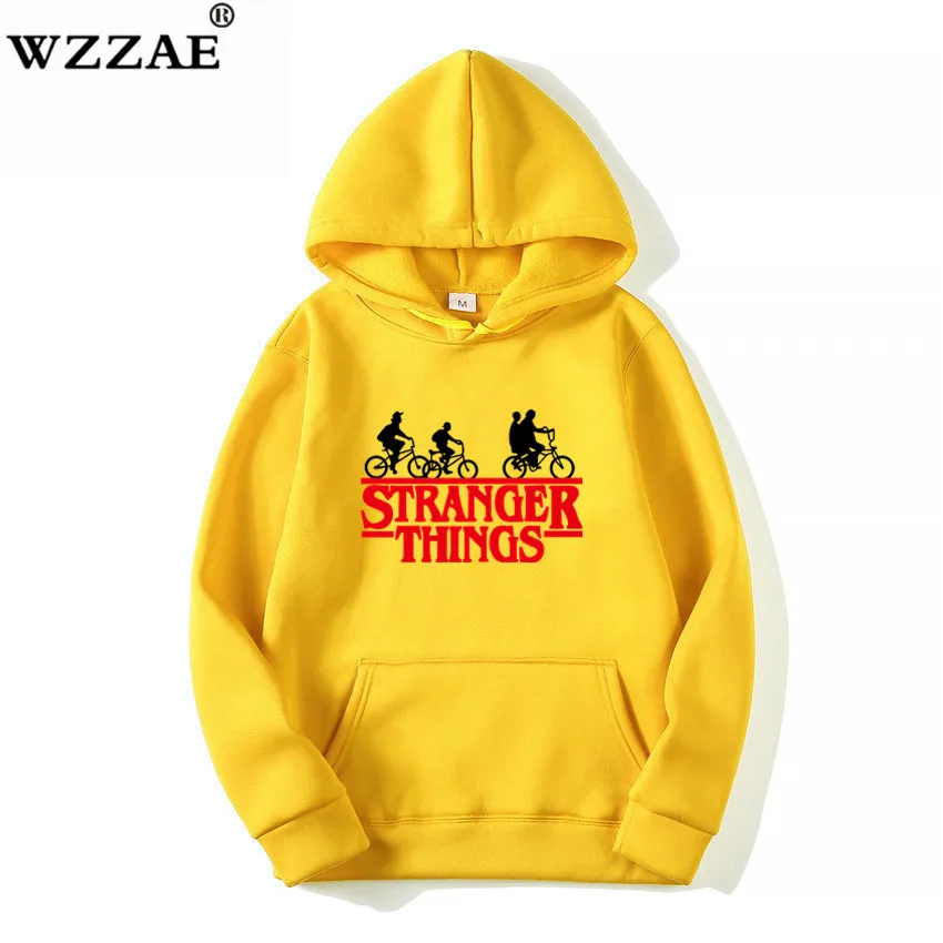 Мужская и Женская толстовка с надписью Stranger Things осенняя Толстовка в стиле