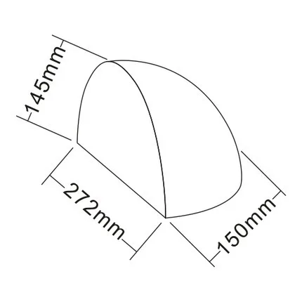 Водонепроницаемая короткая настенная лампа Балконная дверь крытые наружные