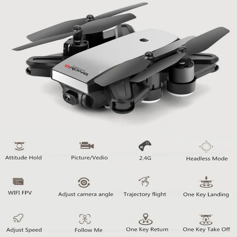 2018 Дрон GPS Wifi FPV Follow Me пульт дистанционного управления RC 720P 1080P регулируемая камера
