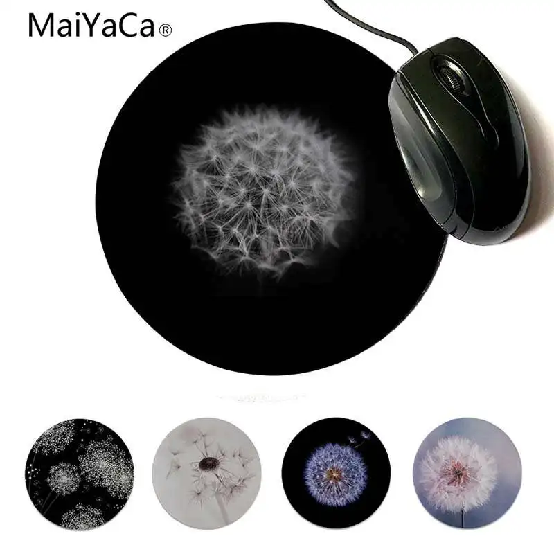 

MaiYaCa Boy Gift Pad Dandelion small Mouse pad PC Computer mat Round mouse pad 22x22cm 20x20cm