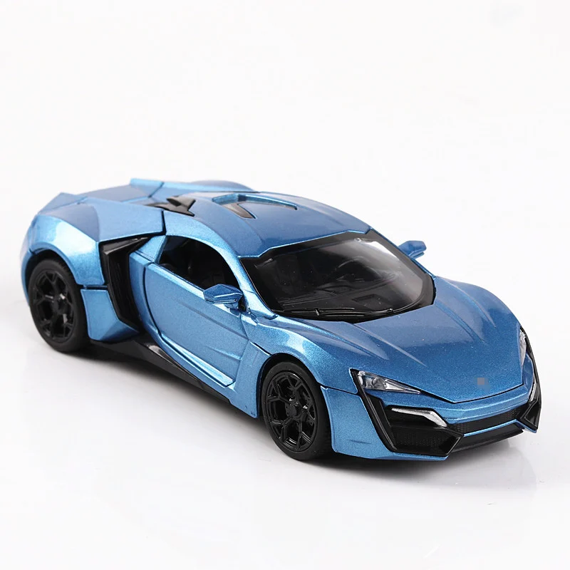 Высококлассная модель из сплава 1:32 инерционная супер спортивная машина
