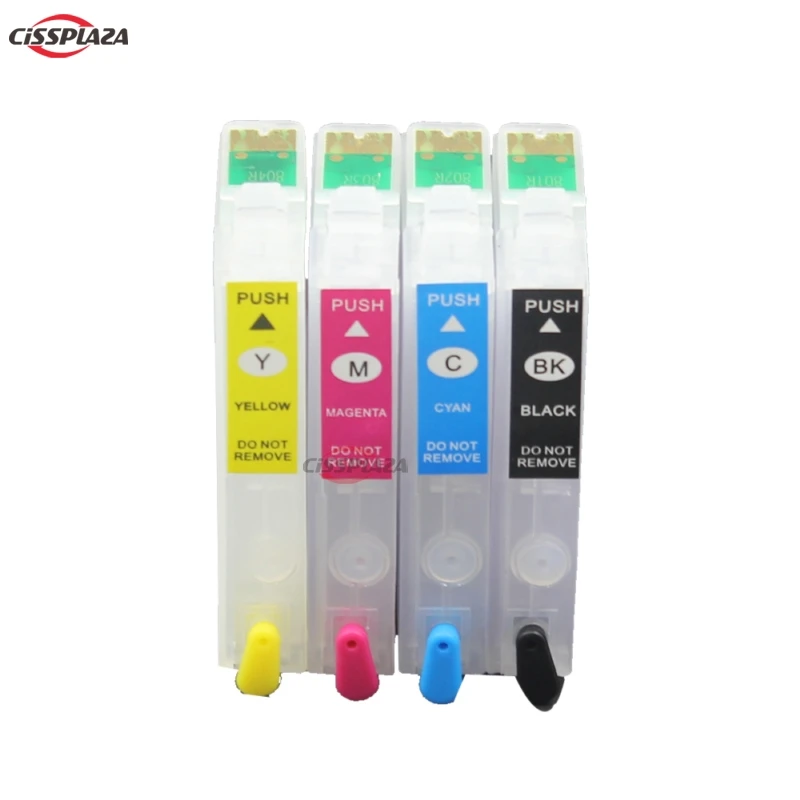 CISSPLAZA T1811 - T1814 5sets NEW empty Refillable ink cartridges for XP-30 102 202 205 302 305 402 405  ARC chips t1801