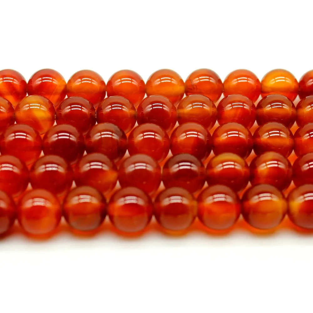 Бусины Из Натурального сердолика с красным агатом 4/6/8/10/12 мм|Бусины| |