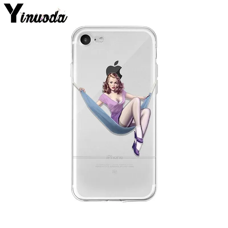 11pro MAX Ретро Девушка Новый Забавный чехол для телефона Apple iPhone 8 7 6 6S Plus X XS max 5 5S SE XR