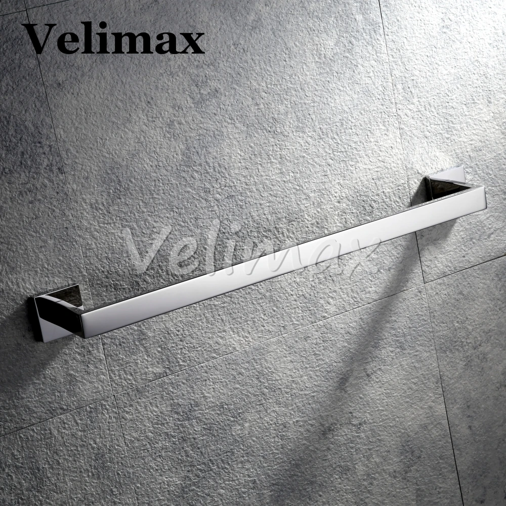 Velimax SUS304 Нержавеющая сталь Полотенца бар один Бар Современный направляющей для