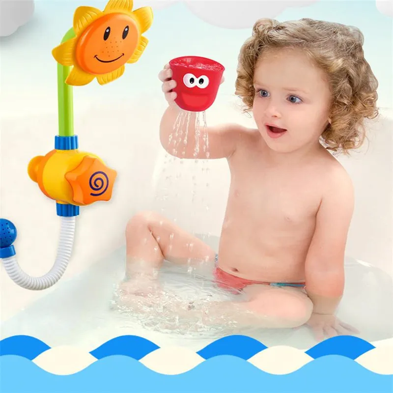 Ванная комната подсолнечника Душ игрушки детские | Игрушки и хобби