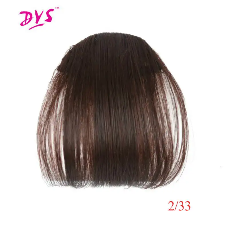 Синтетические волосы Deyngs на клипсе короткие прямые с кисточками для наращивания