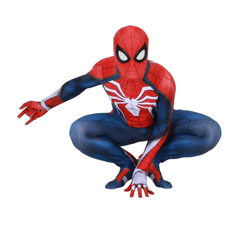 Человек паук ps4 insomniac костюм Человека паука спандекс игры костюмы 3d печать полный