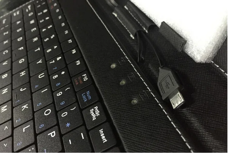 Чехол для клавиатуры планшета Android универсальный ультратонкий кожаный