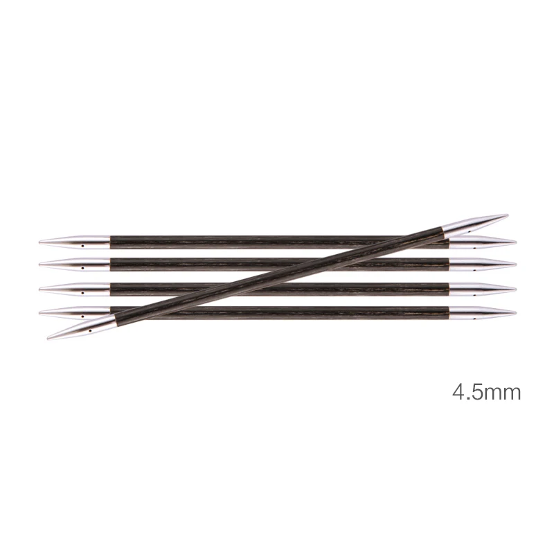 4.5mm 1 шт. Knitpro Royale 15 см двойная остроконечная вязальная игла - Цвет: 4.5mm