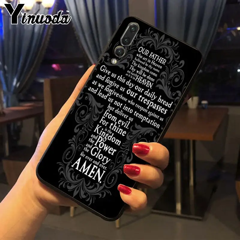 Чехол для телефона Yinuoda Bible Иисус Христос христианский крест дизайн Huawei P20pro mate10 p9
