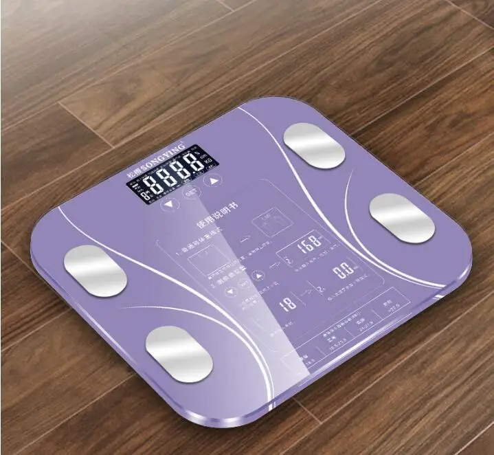 Электронные весы для взвешивания жира и тела здоровья с аккумулятором женские