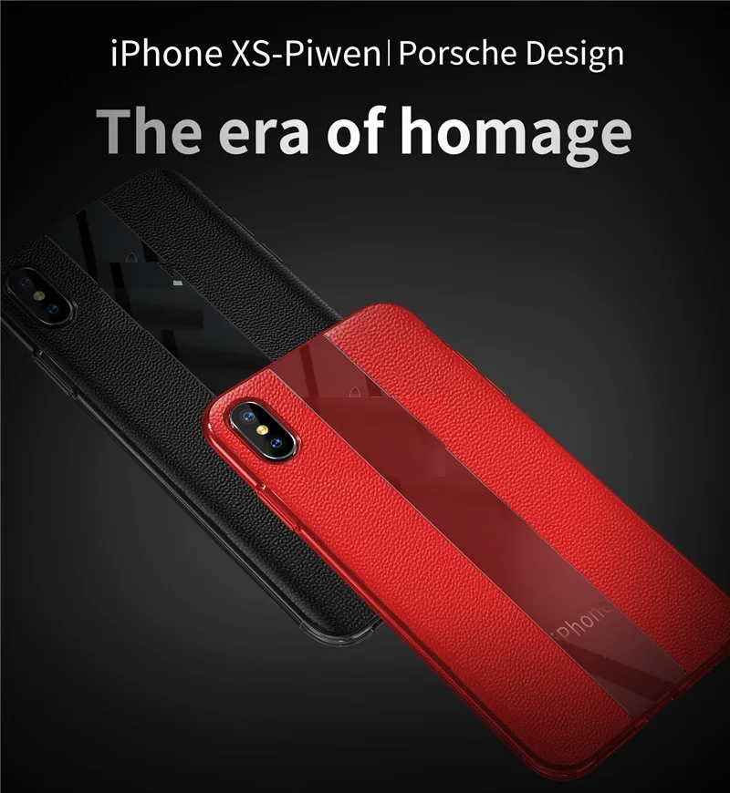 Для iPhone XS Max чехол роскошный бизнес кожа противоударный прозрачный ТПУ задняя