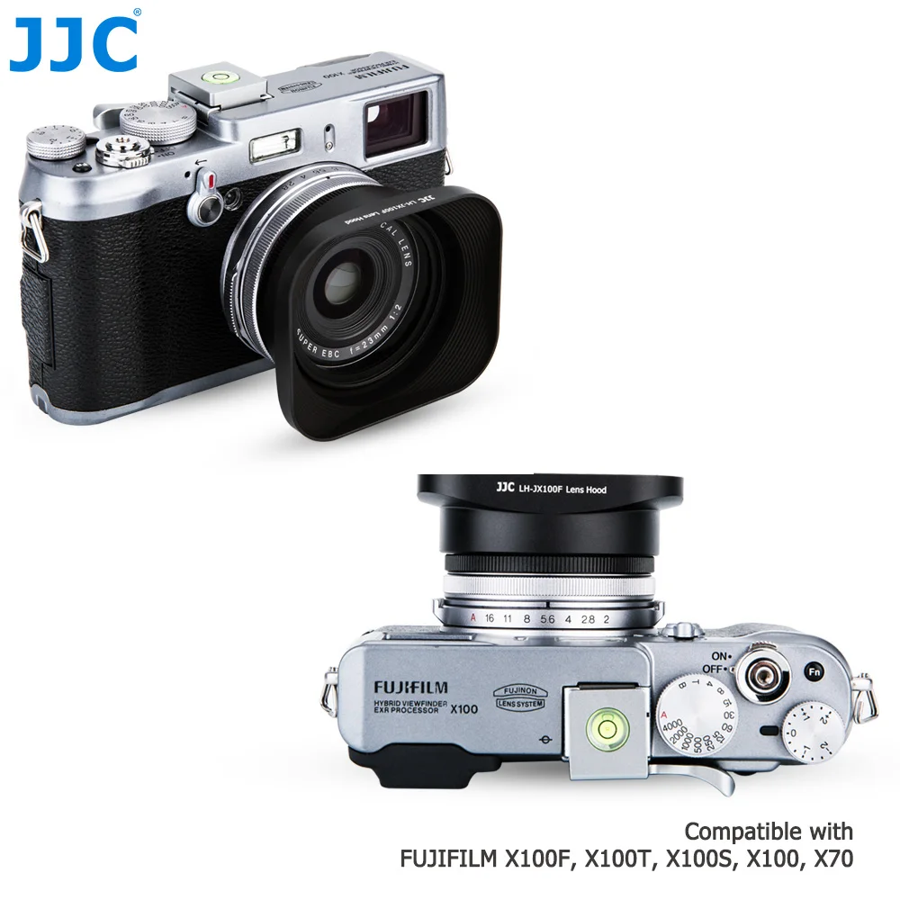 Двусторонняя защитная крышка JJC для объектива Fuji Fujifilm X100V X100F X100T X100S X100 X70 камеры