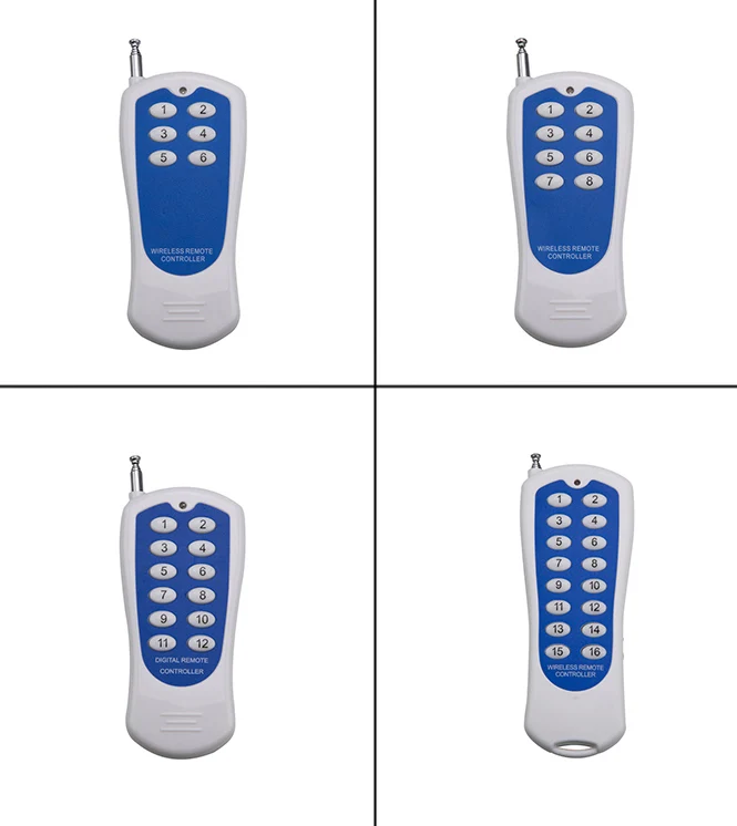 Xuanlongyuan 6 8 12 16 CH каналы 6CH 8CH 2CH 16CH RF передатчик беспроводной пульт дистанционного управления, 315/433,92 MHZ гаражные двери/лампы