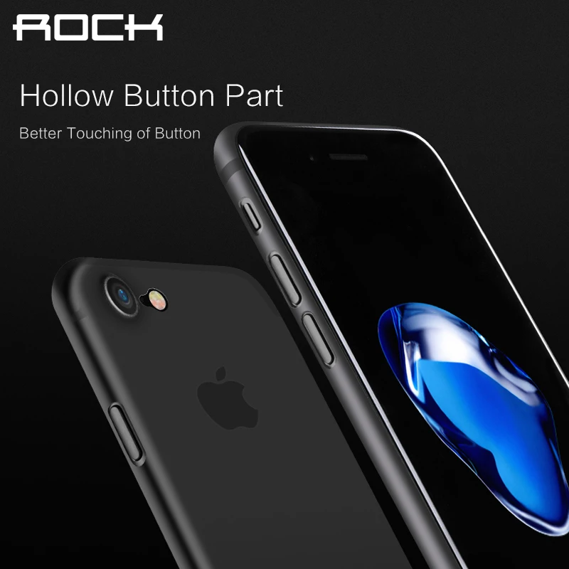 Чехол для iPhone 7 8 ROCK матовый чехол телефона из поликарбоната 8plus толщина 0 4 мм