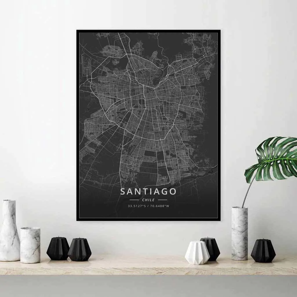 Плакат сантьяго чили | Дом и сад