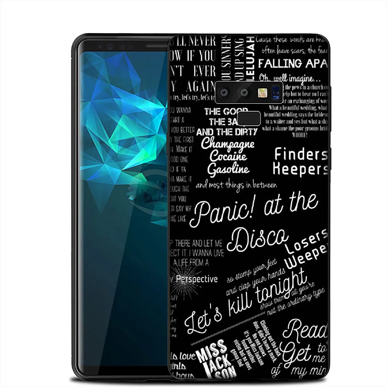 IYICAO Panic! Мягкий силиконовый чехол для Samsung Galaxy A6 A9 A8 A7 2018 A3 A5 2016 2017 Note 9 8 10 Plus Lite |