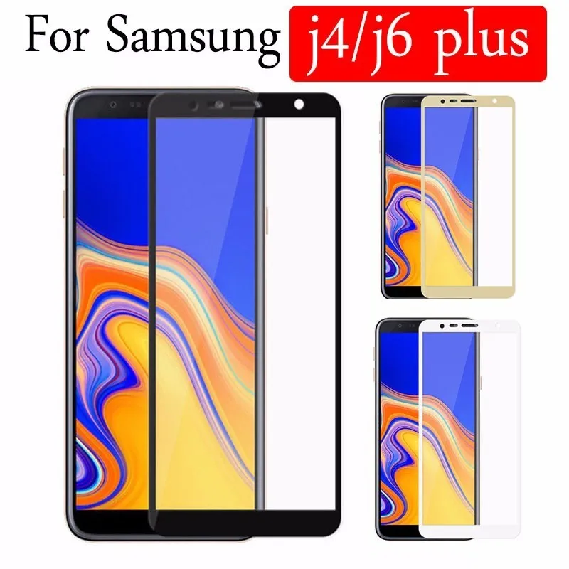 Закаленное стекло для Samsung J4 2018 защитная пленка Galaxy J6 J400 J400F | Мобильные телефоны и