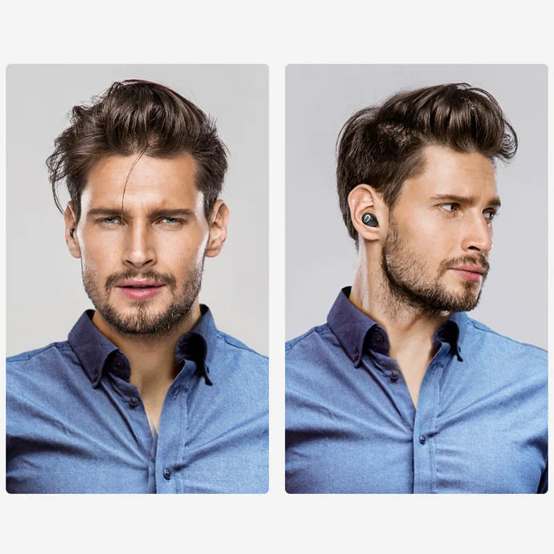 Мини наушники Bluetooth время прослушивания музыки 10 часов гарнитура беспроводные