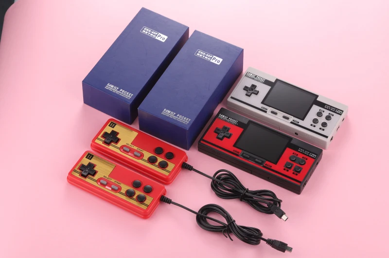 Портативная мини-игровая консоль для семьи 348 классических игр 3 0 дюймов цветной