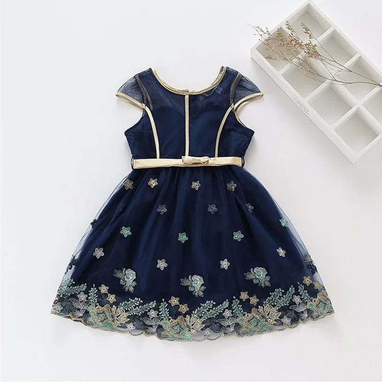 DKDGNY 3-10 Year Girls Lace Dress Princess for Baby Summer 2018 Kids Brand Party Dresses Children Clothing | Детская одежда и