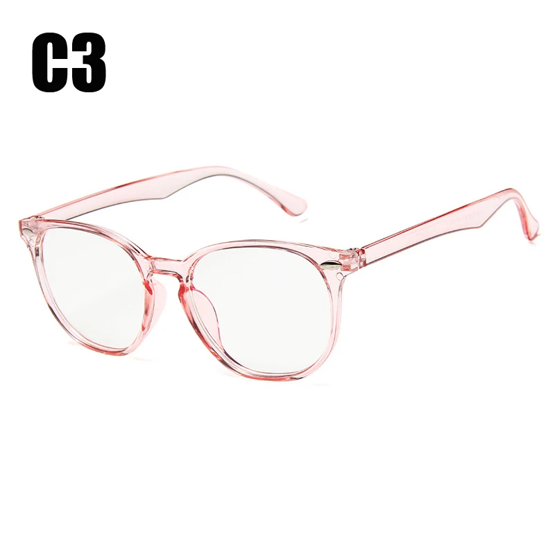Transparent Pink C3 SOOLALA, анти-синий светильник, блокирующие очки, для мужчин и женщин, прозрачные, обычные компьютерные игры, для сна, лучше, синий светильник, фильтрующие очки - Цвет оправы: Transparent Pink C3