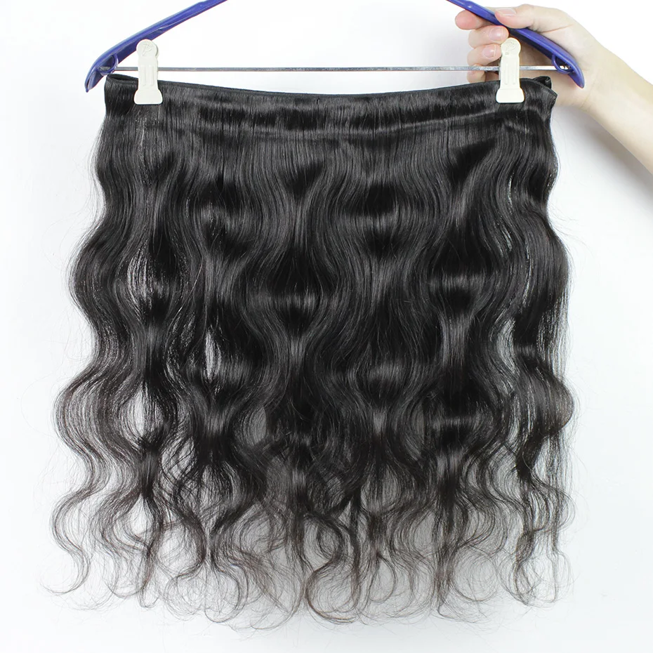 Liweike объемные волнистые 3 пряди с 13*4 кружевными фронтальными Remy 100% человеческие