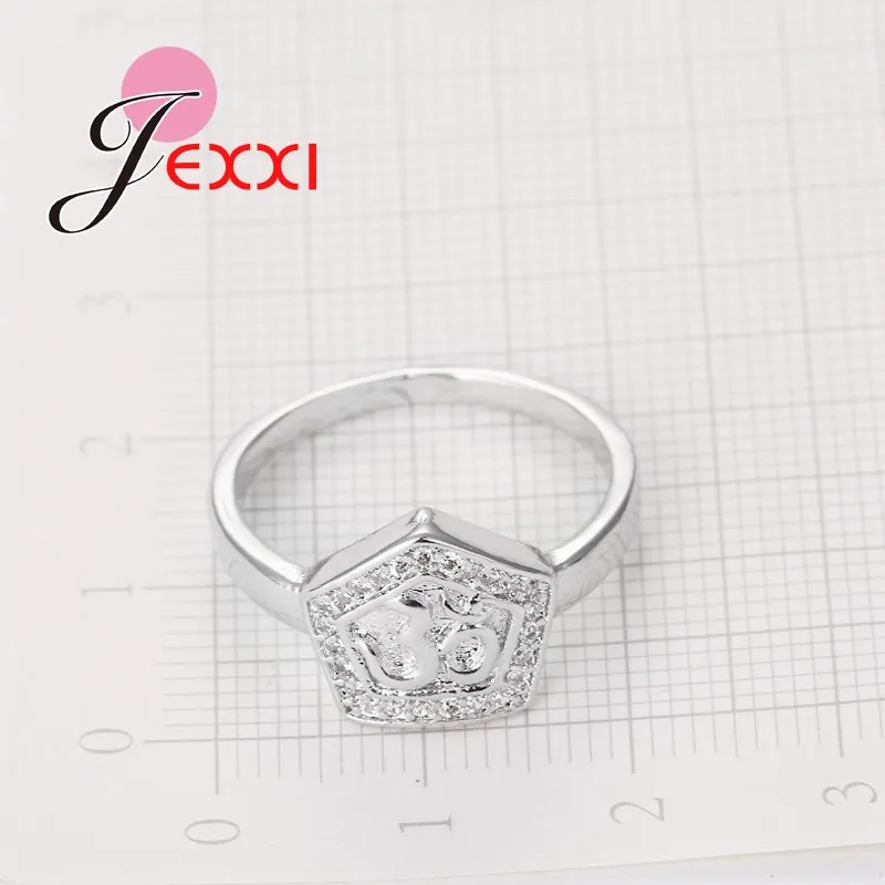 Винтажные кольца в стиле панк из стерлингового серебра 925 пробы с геометрическим