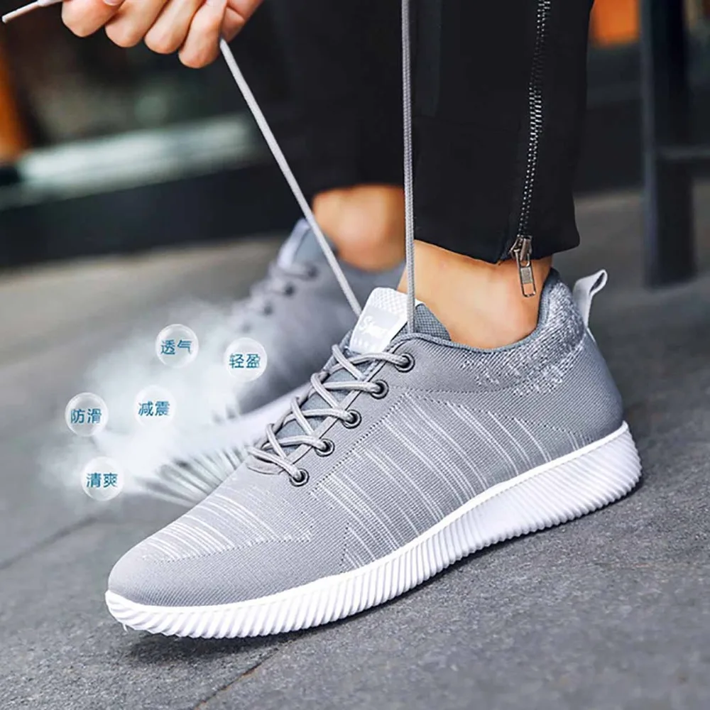 Размеры 39-44 Сетчатый ремень с черным ремешком Новая мужская повседневная обувь в