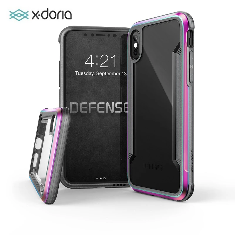 Чехол защитный серии X Doria для iPhone XR XS Max чехол из анодированного алюминия в стиле