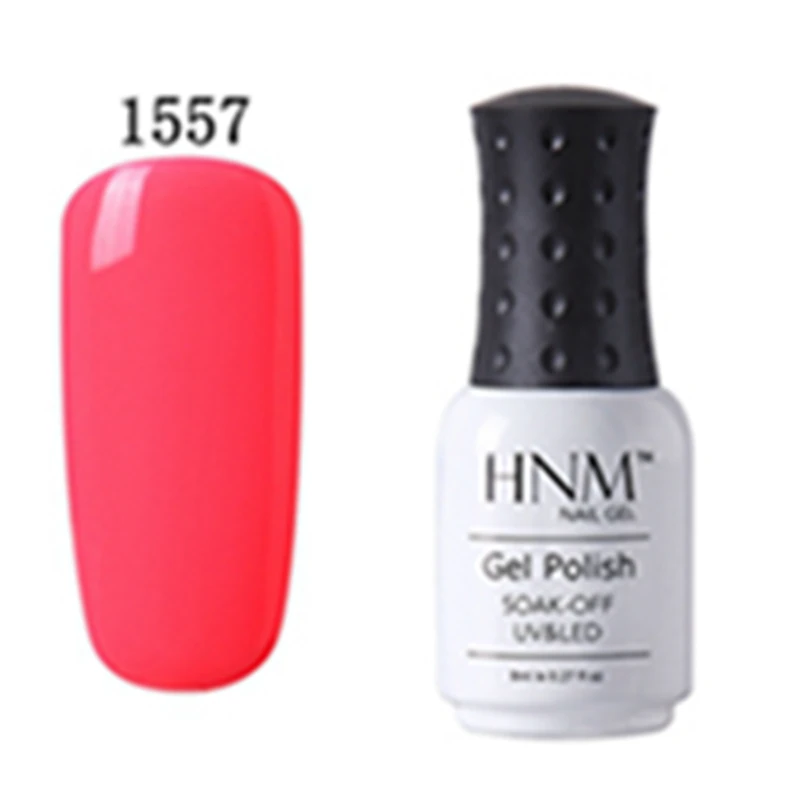 1557 HNM, 8 мл, Гель-лак для ногтей, впитывающий Гель-лак Vernis, Полупостоянный УФ-гель для ногтей, красный, синий цвет, грунтовка для ногтей - Цвет: 1557