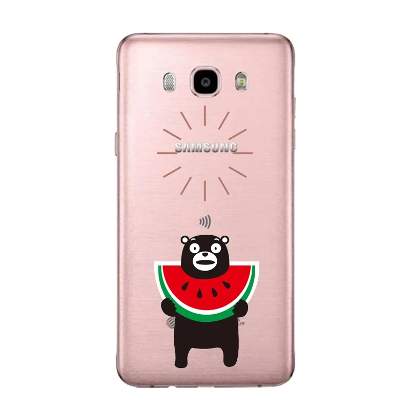 Дейзи мягкий прозрачный ТПУ чехол для телефона Samsung J3 J5 J7 S6 S7 S8 note8 A3 A5 C7 J2prime