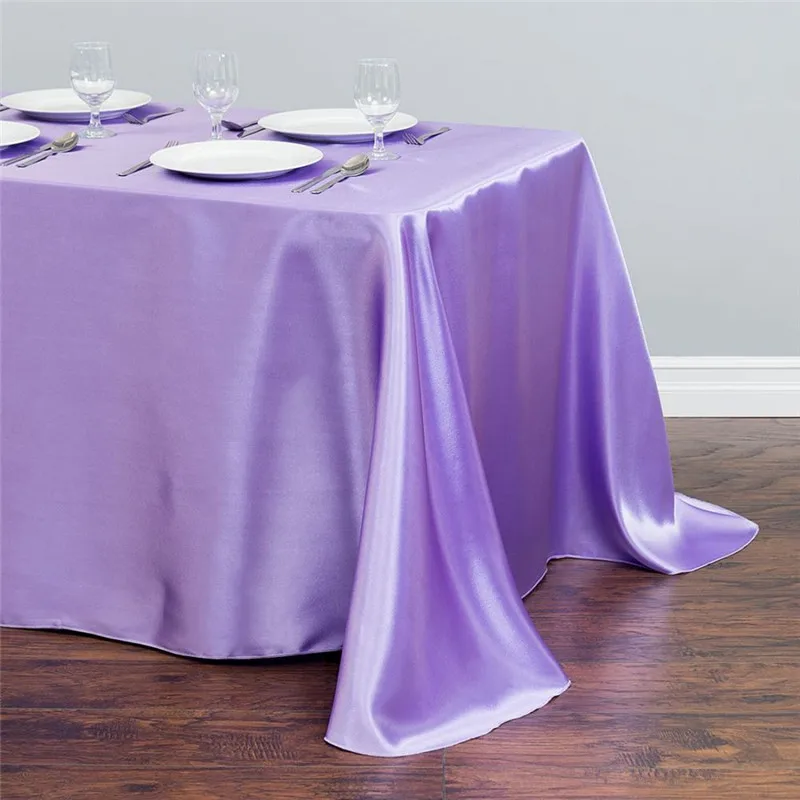 Скатерти tafelklee прямоугольные белый атласный чехол для стола оптовая продажа