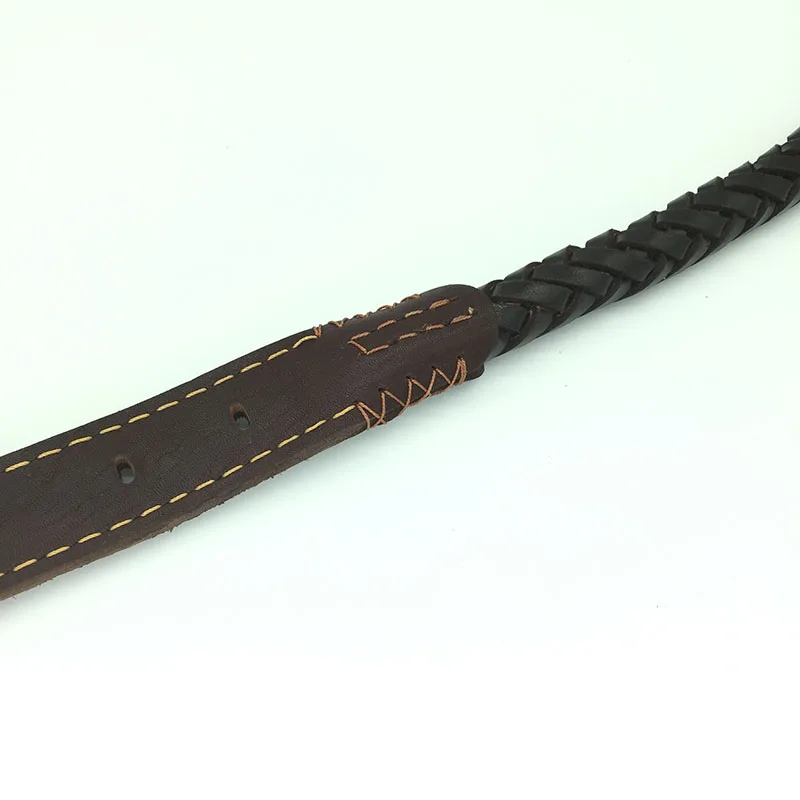SYDZSW Топ Класс для животных из натуральной кожи ошейник Hand-made Плетеный домашних