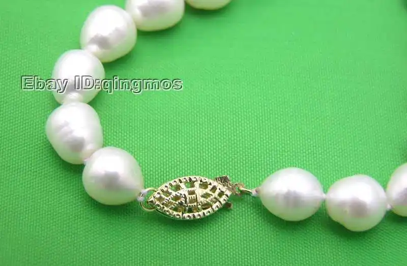 Ожерелье из натурального пресноводного жемчуга 6-7 мм | Украшения и аксессуары