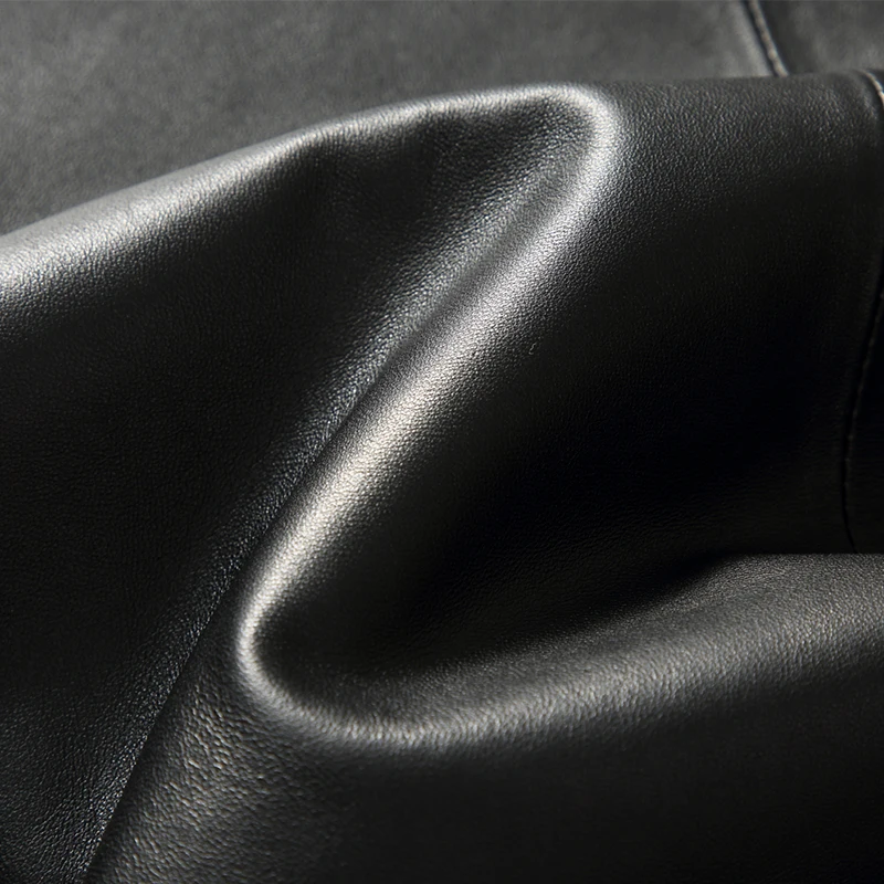 Человек естественный кожаная куртка овец меховая Бесплатная доставка|jacket