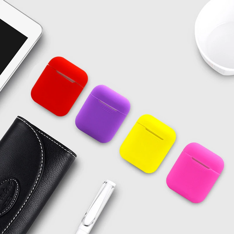 ТПУ Мягкий силиконовый чехол для Airpods аксессуары Защитная крышка прозрачный