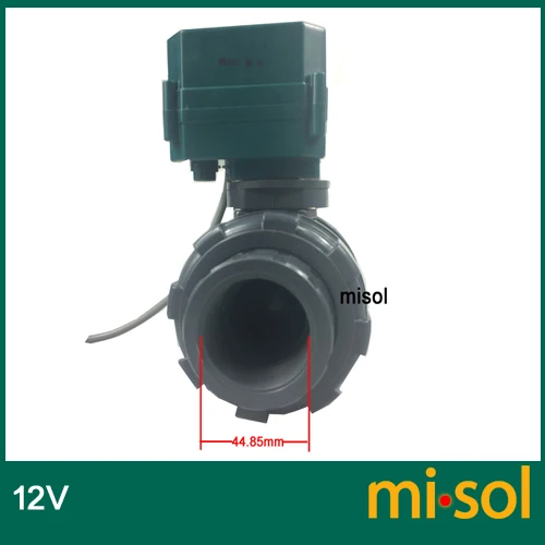 Моторизованный ПВХ-клапан 12 В DN40 BSP (1 5 дюйма) 2-ходовой Электрический CR01 |