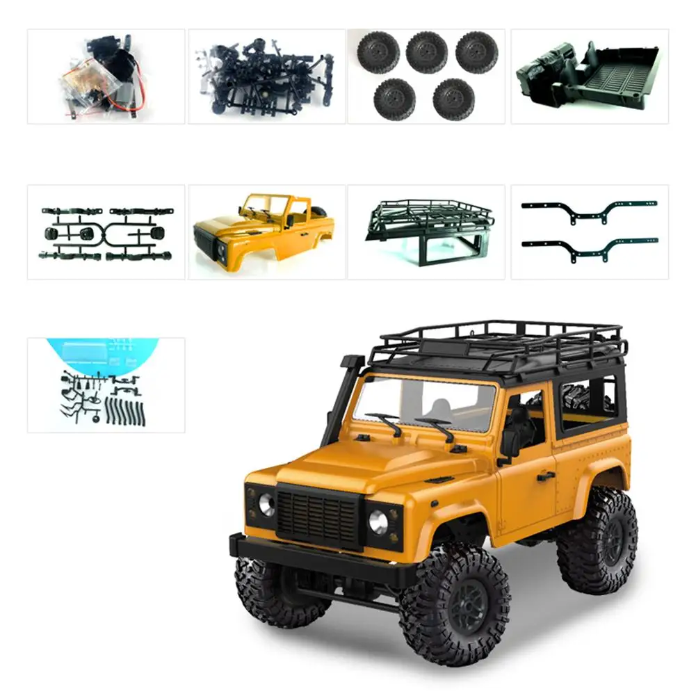 D90 1:12 Масштаб RC Гусеничный автомобиль 4WD пульт дистанционного управления