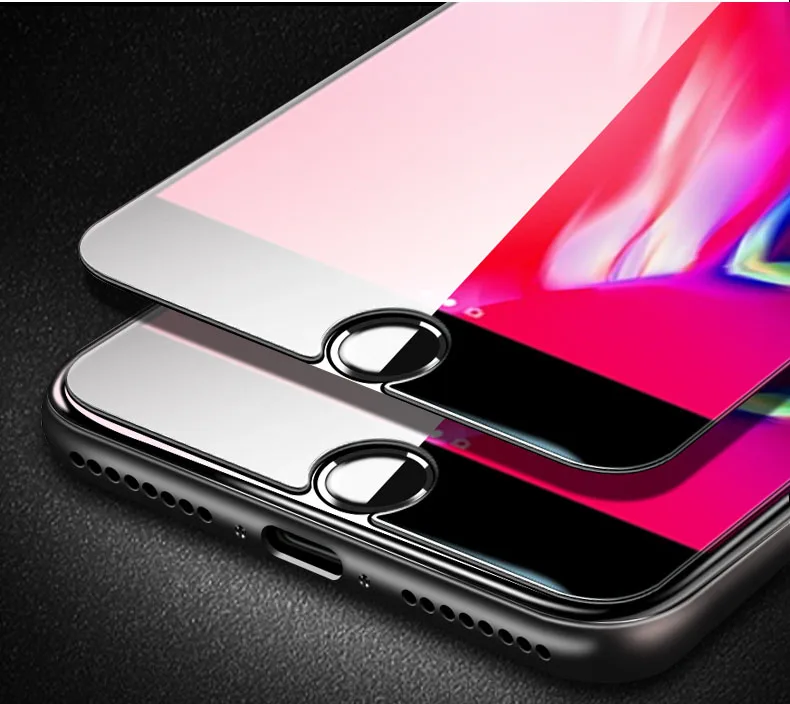 Защитная пленка для экрана для iPhone 8, iPhone 7 Plus, закаленное стекло, полное покрытие, HD, ультратонкое, mofi, фронтальная, 2.5D, apple, iPhone 7, 8 plus, стекло