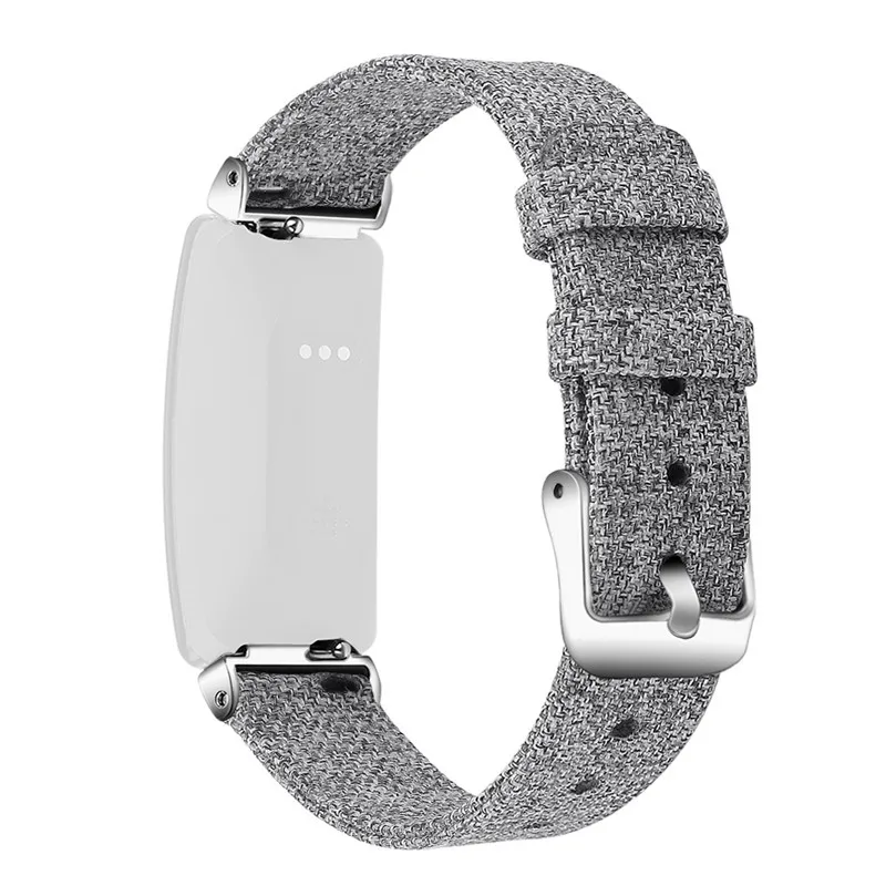 Замена плетеная холщовая ткань ремешок для Fitbit Inspire/Inspire HR Группа браслет Ремешки для часов Ремешки для наручных часов#627