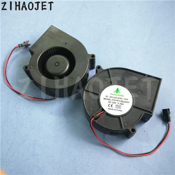 Большой формат принтер бумага присоска вентилятор DC 24V тихий воздуходувка