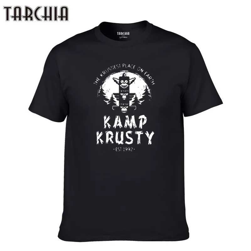 Летняя футболка TARCHIA Kamp Krusty Homme Повседневная Модная хлопковая плюс для мальчиков