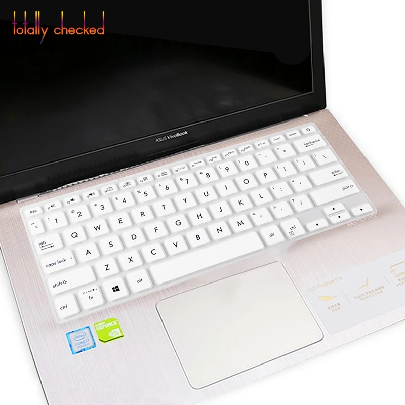 white Для ASUS VivoBook flip S14 TP412UA TP412 S430UA S430FN S430FA 1" Защита клавиатуры ноутбука - Цвет: white